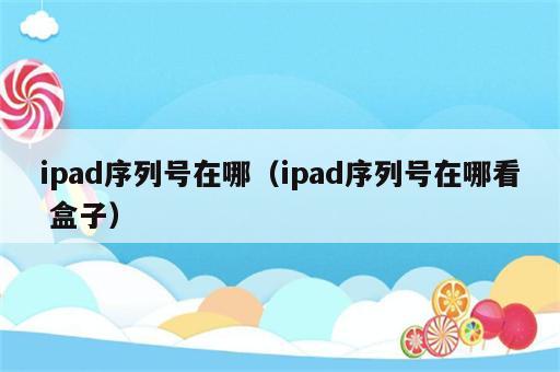 ipad序列号在哪（ipad序列号在哪看 盒子）