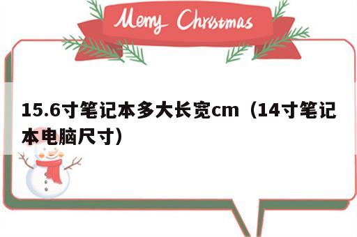 15.6寸笔记本多大长宽cm（14寸笔记本电脑尺寸）